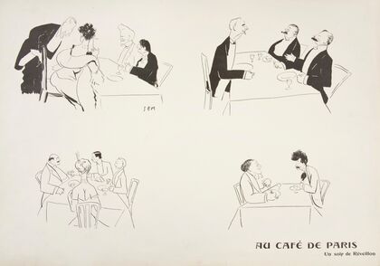 Au Café de Paris – Une soir de Réveillon (1904)