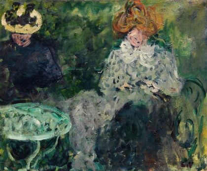 Au café. Mme Victor et Mme Suzanne Valtat — size preview
