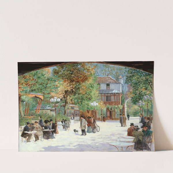 Au Chalet du Château de Madrid, au Bois de Boulogne (1895) by Louis Abel-Truchet
