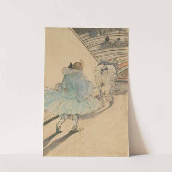 Au cirque; Entrèe en piste by Henri de Toulouse-Lautrec