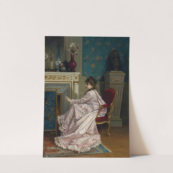 Au Coin De Feu by Auguste Toulmouche