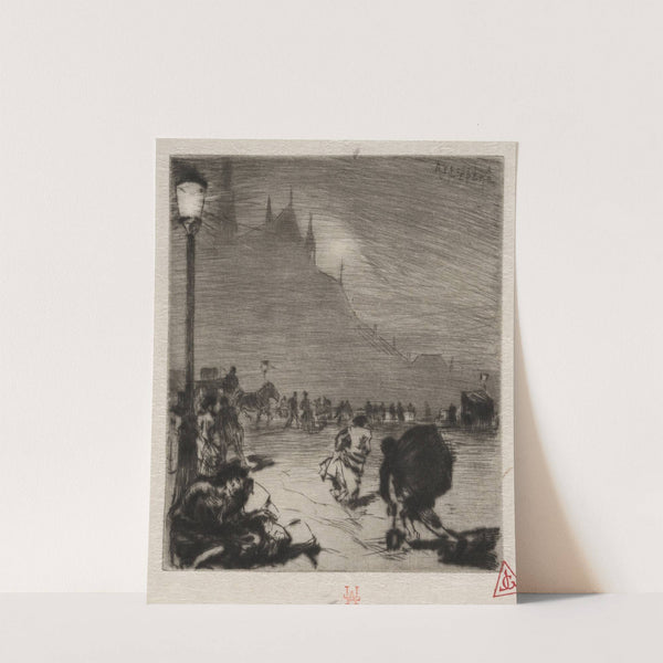 Au Coin du Pont-aux-Doubles (1893) by Auguste Louis Lepère