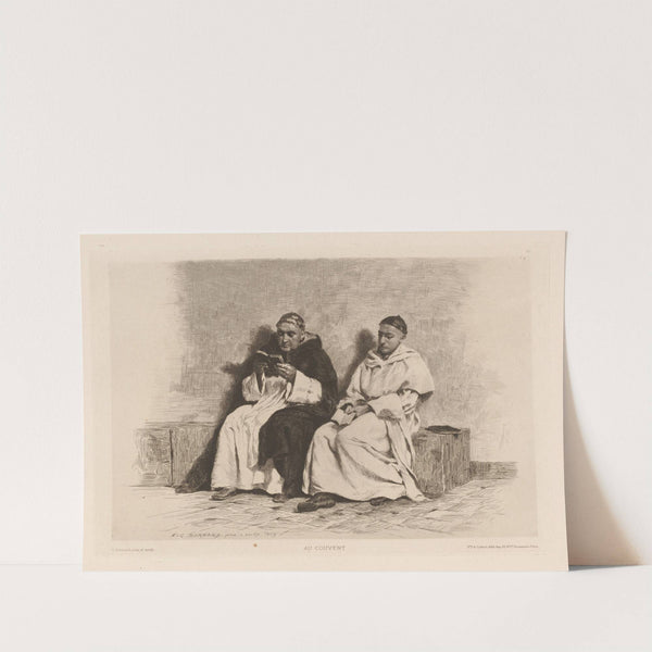 Au couvent (1880) by Eugène Burnand