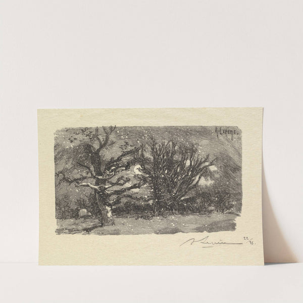 Au dormoir de Lantara (1890) by Auguste Louis Lepère