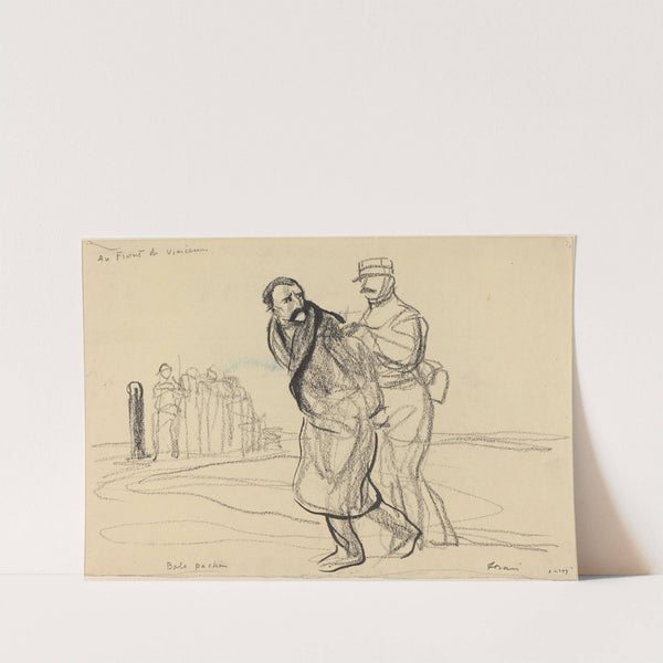 Au Front de Vincennes. Bolo pacha II (c. 1914-1919) by Jean-Louis Forain
