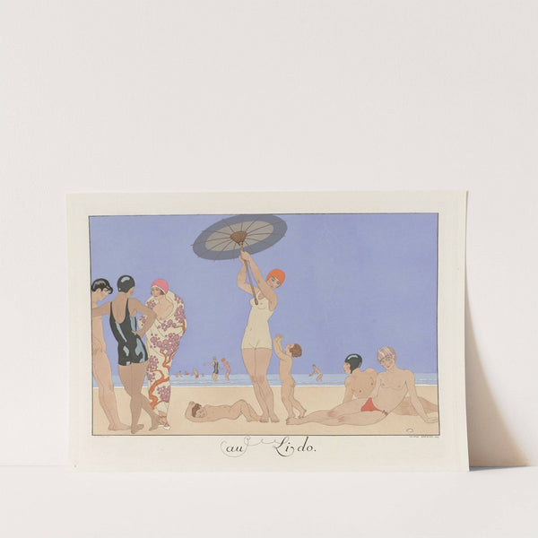 Au Lido (1924) by George Barbier