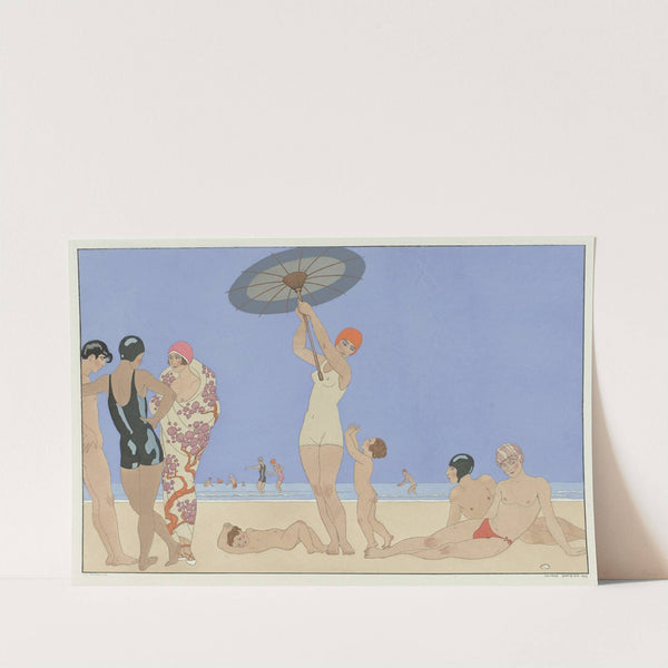 au Lido (1924) by George Barbier