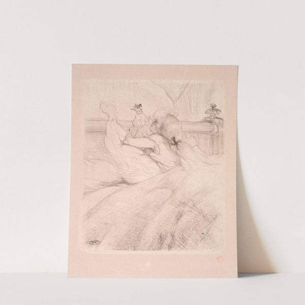 Au Lit by Henri de Toulouse-Lautrec