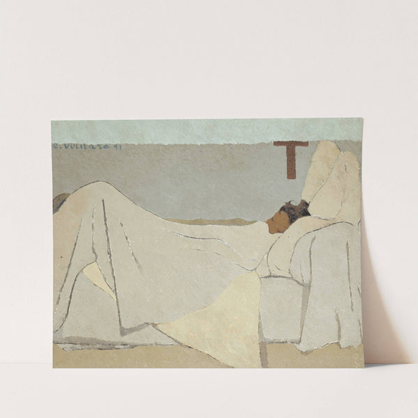 Au lit In Bed 1891 by Édouard Vuillard