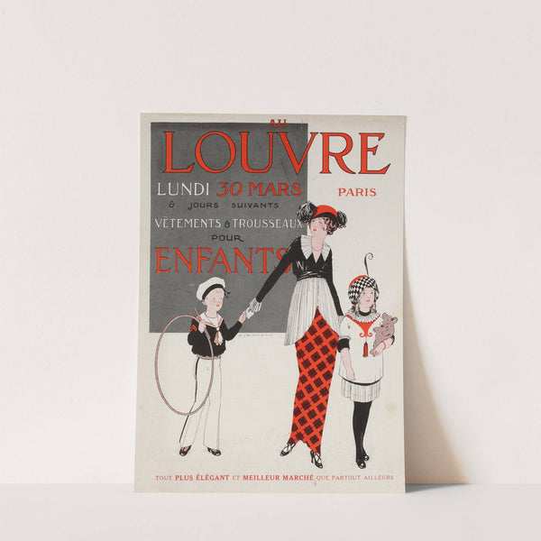 Au Louvre (1914) by Armand Rapeno