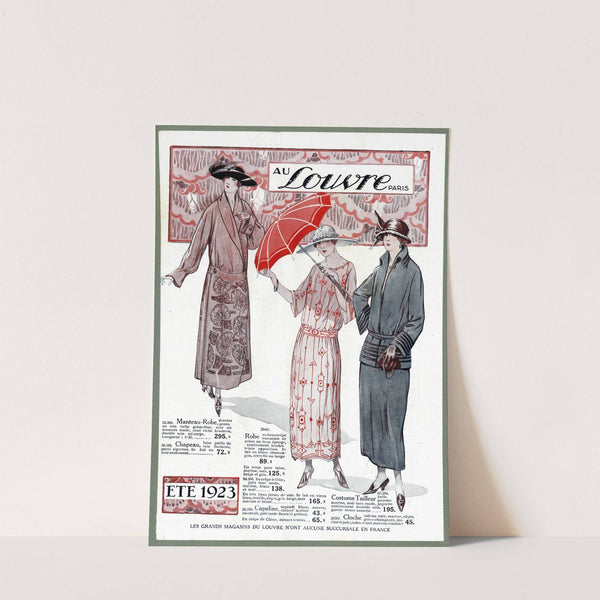 Au Louvre – Eté 1923