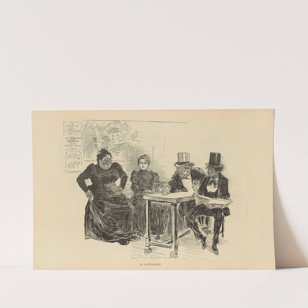 Au Montmartre (1893-1900) by Charles Dana Gibson