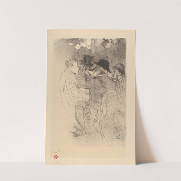 Au Moulin Rouge;Un Rude! Un Vrai Rude! (1893) by Henri de Toulouse-Lautrec