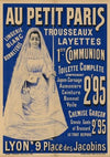Au Petit Paris- lingerie, trousseaux… 1ére communion… Lyon (1870-1880)
