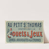 Au Petit Saint-Thomas, exposition du jour de l’an, Jouets & jeux, livres et nouveautés pour étrennes (1881-1889) by Jules Chéret