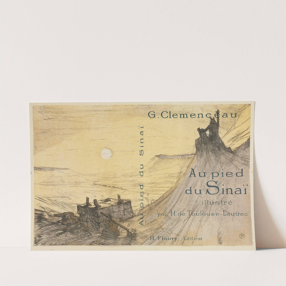 Au pied du Sinaï – Front Cover (1898) by Henri de Toulouse-Lautrec