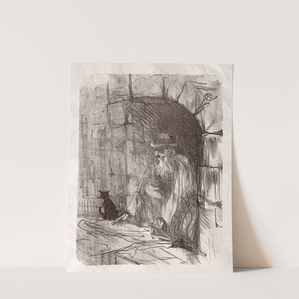 Au pied du Sinaï: Une Arrière-boutique à Cracovie by Henri de Toulouse-Lautrec