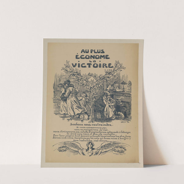 Au plus économe la victoire (1918) by Victor Prouvé