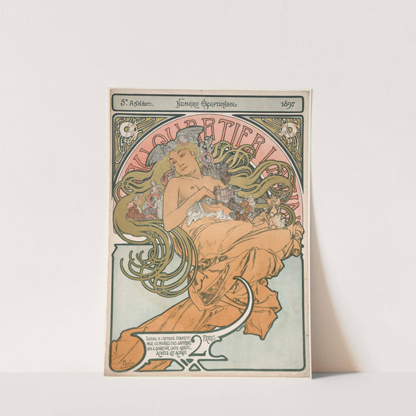 Au Quartier Latin (1897) by Alphonse Mucha