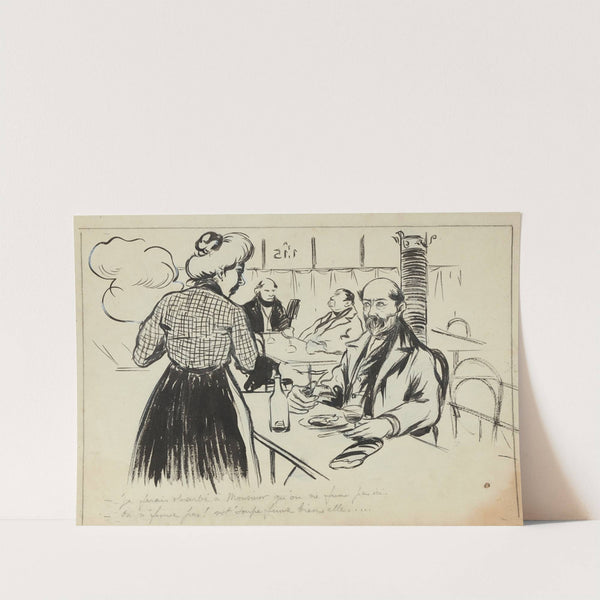 Au restaurant (1903) by Fernand Louis Gottlob