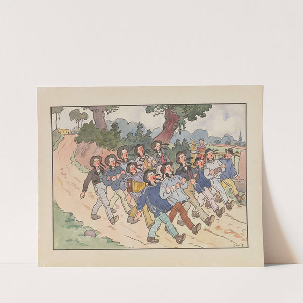 Au son de l’accordéon (1913) by Jordic