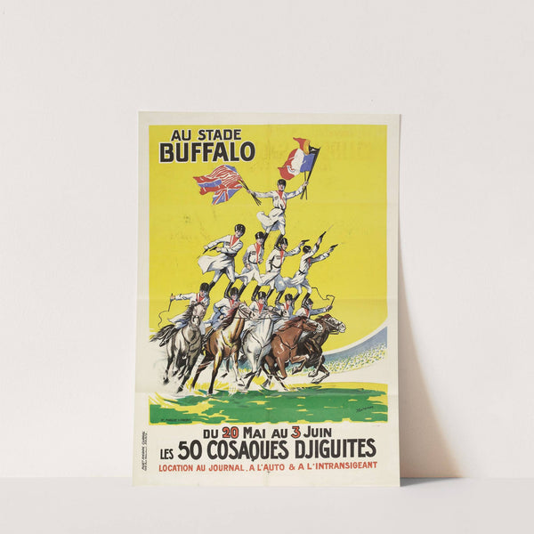 Au Stade Buffalo Du 20 Mai Au 3 Juin Les 50 Cosaques Djiguites (1925) by Miramar
