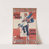 Au Village Suisse Luttes Suisses Luttes Libres Tous Les Soirs Grandes Luttes (1900) by Georges Redon