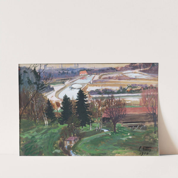Au Vorstadt-Landschaft by Charles Vetter
