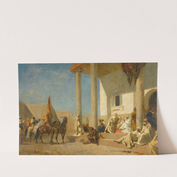 Audience Chez Un Khalifat (Sahara) by Eugène Fromentin