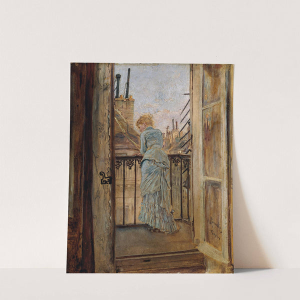 Auf dem Balkon (1878) by Anton Romako