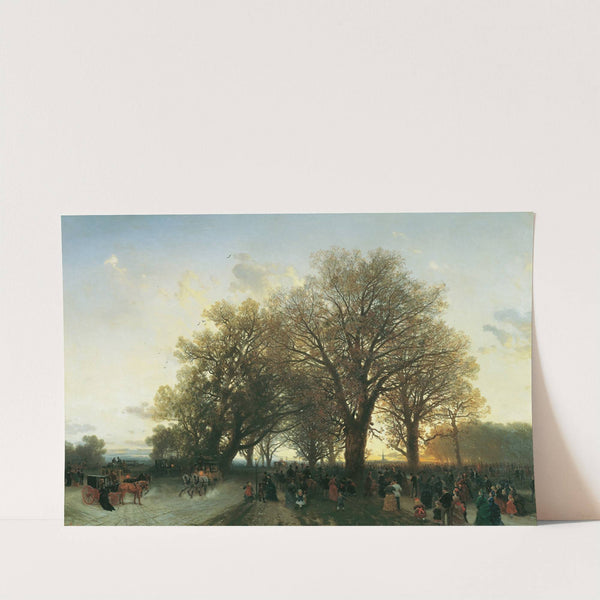 Auf dem Heimweg von der Weltausstellung im Wiener Prater 1873 (1875) by August Schaeffer von Wienwald