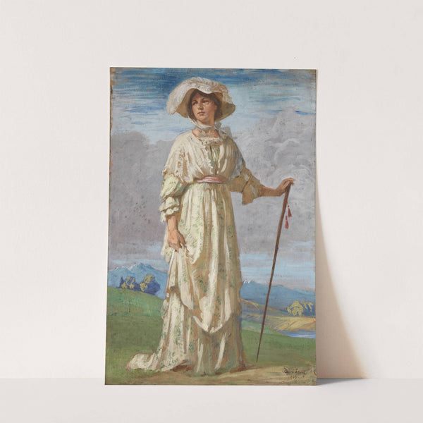 Auf dem Spaziergang by Albert Lang