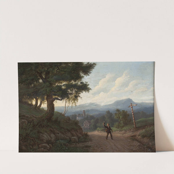 Auf dem Weg nach Aussig by Ernst Gustav Doerell