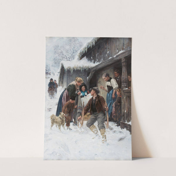 Auf dem Weg zur Taufe by Hans Bachmann