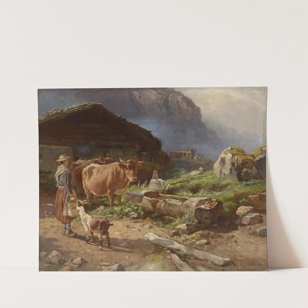 Auf Der Alm by Anton Schrödl