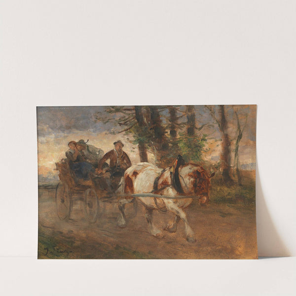 Auf der Heimfahrt by Julius von Blaas