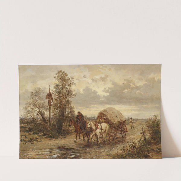 Auf der Landstraße by Ludwig Gedlek