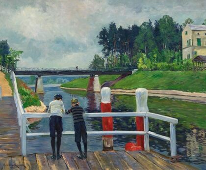 Auf der Landungsbrücke (1906)