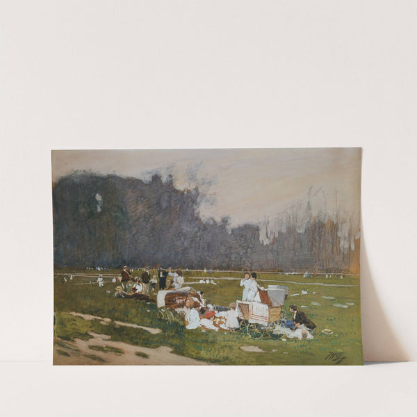 Auf der Wiese (1901) by Johann Nepomuk Geller