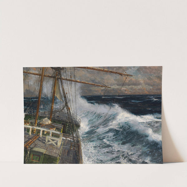 Auf hoher See (ca 1902) by Michael Zeno Diemer