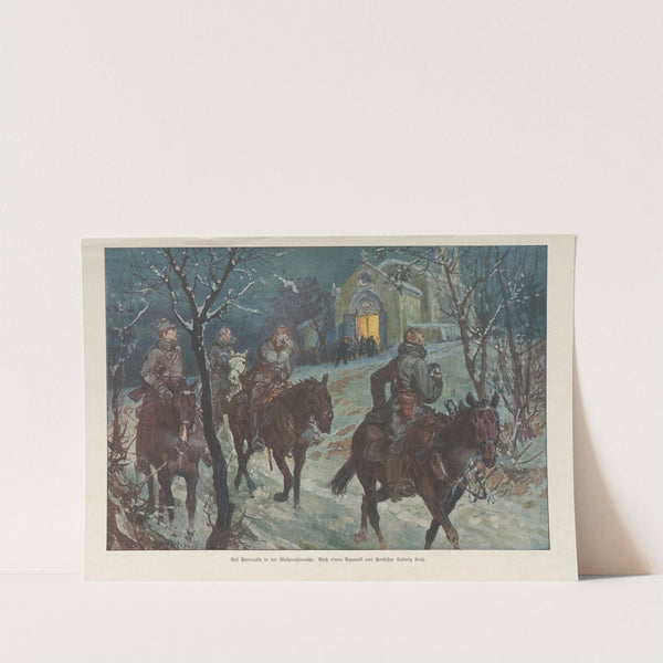 Auf Patrouille in der Weihnachtsnacht (1915) by Ludwig Koch