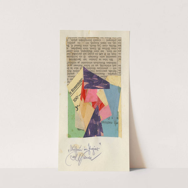 Aufbau in Papier by Karl Wiener