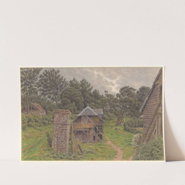 Auffay (entrée de ferme à Auffay) (1927) by Henri Rivière