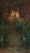 Aufgang zur Villa d’Este im Sonnenlicht