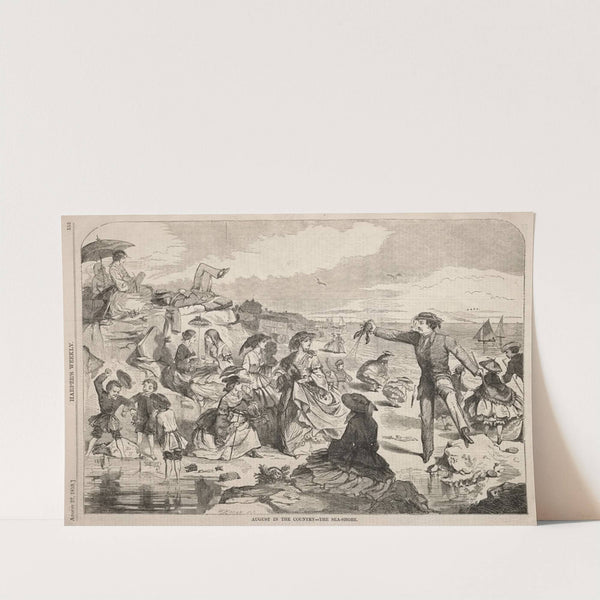 August in the Country – The Seashore (1859) by Winslow Homer