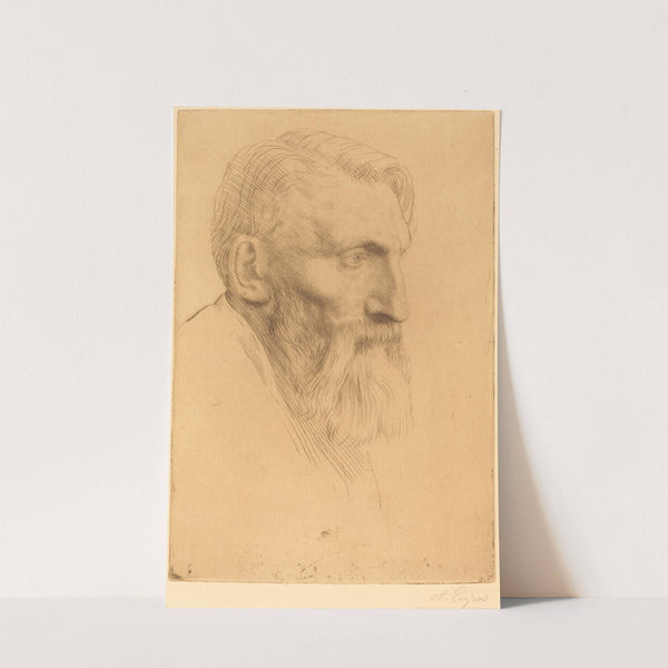Auguste Rodin by Alphonse Legros