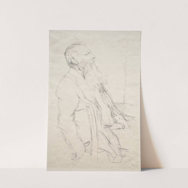 Auguste Rodin by William Rothenstein