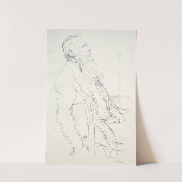Auguste Rodin by William Rothenstein