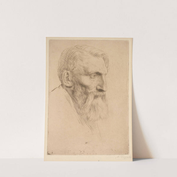 Auguste Rodin (1881) by Alphonse Legros