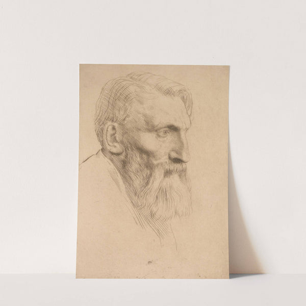 Auguste Rodin (1881) by Alphonse Legros